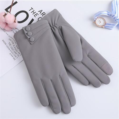 Fashion Hot Womens Gloves Winter Thicken Thermal Driving Touchscreen Windproof And Waterproof Skiing Anti-Slip Gloves WL002