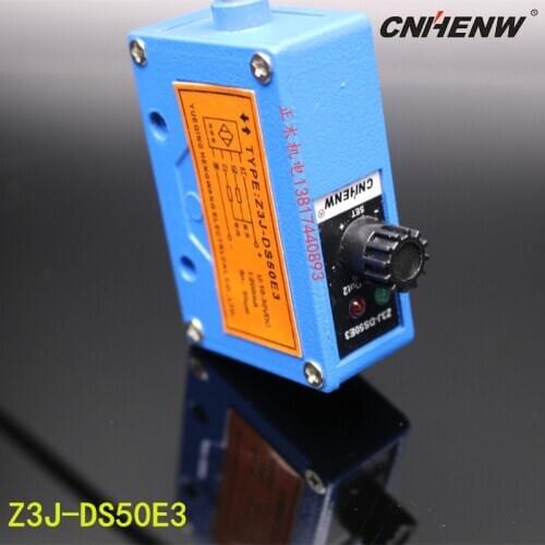 New Z3J-DS50E3 Infrared Photoelectric Sensor Bag Making Machine Tracking Photoelectric Eye Discharge Switch