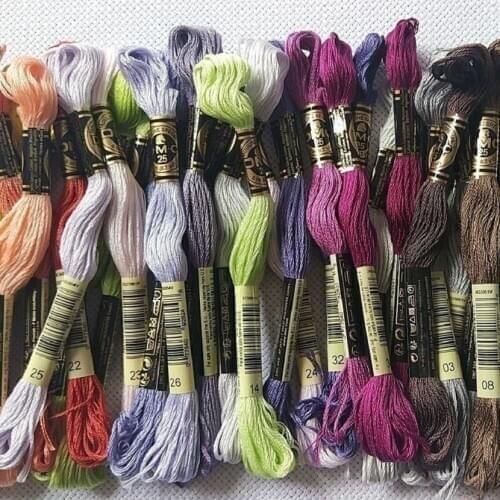 New DMC Colors from 01 to 35 Cross Stitch / Embroidery Floss Thread