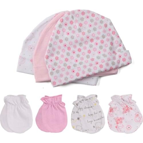 Super cotton baby caps&hats infant Boys Girls baby gloves Toddler clothes set baby accessories newborn photography