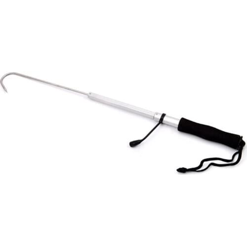 Telescopic Retractable Fish Gaff Stainless Ice Sea Fishing Spear Hook Tackle New X3UA