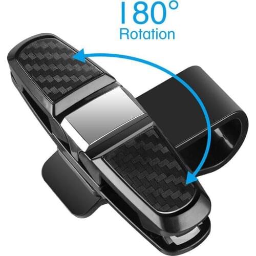 Universal Car Interior Glasses Case Auto Sun Visor Glasses Holder Sunglass Clip Card Holder Eyeglasses Car Interior Accessories