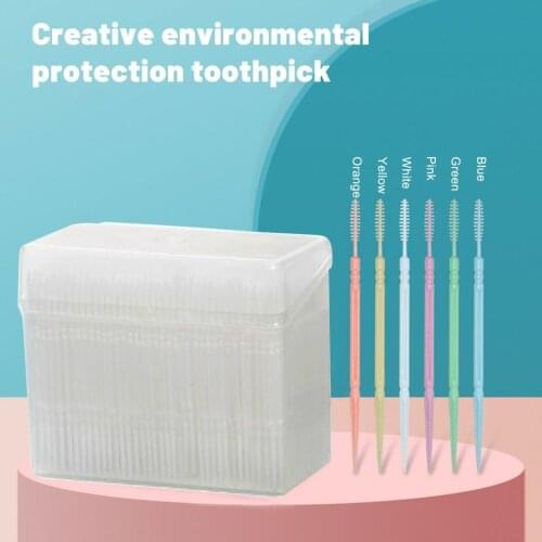 Toothpicks Environmentally Friendly Food Grade Double-headed Toothpicks Simple Pack Disposable Toothpicks