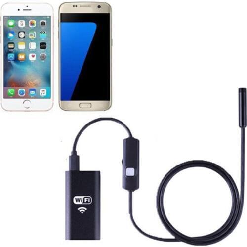 1M 1.5M 2M 3.5M 5M Length IOS Android Wifi Endoscope with 8mm Lens 6 LED Waterproof Inspection Borescope Camera