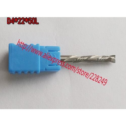 2pcs D4*22*50L HRC55 2 Flutes Up&Down Cut Solid Carbide CNC Router Bit Wood Flat Endmill Tungsten End Milling Cutter Tool