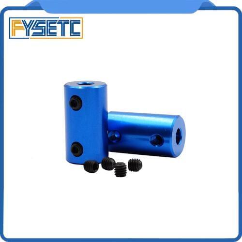 2pcs Blue Shaft Coupler Stepper Motor Coupling 5x5 5x8 For 3D Printer, Car Model, Ship Model, Metal DIY Model ,Impresora 3D Diy