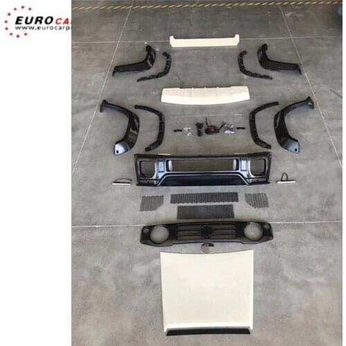 2018-2020 year jimny suz pp material front bumper rear bumper spoiler hood scoop for Jim upgrade to LB design body parts for car