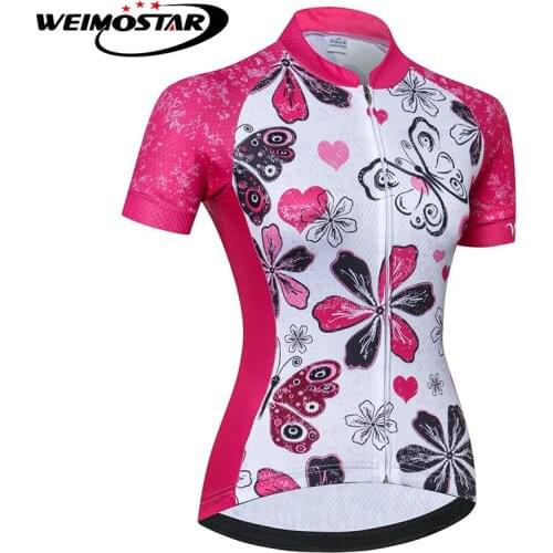2018 Pro Team Weimostar Cycling Jersey Women downhill jersey Ropa ciclismo Bicycle Bike Clothing Wear Tops