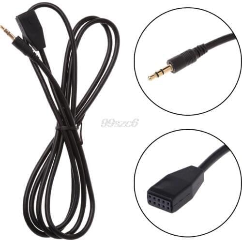 Car 3.5mm AUX Input Cable Audio Male Jack Music Adapter For iPhone BMW E46 Dropshipping