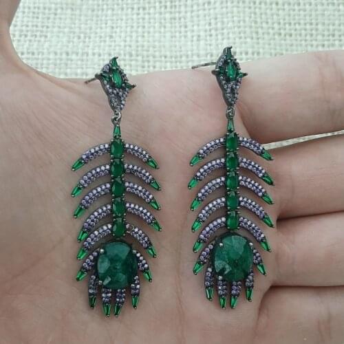 Buse Silver Dangle Earrings