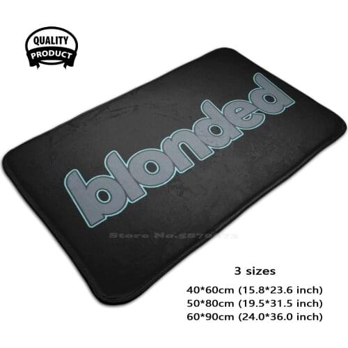 Black And Blue Blonded Logo - Dhl 3D Soft Non-Slip Mat Rug Carpet Foot Pad Blonded Blonde Logo Dhl Cayendo Channel Orange Hip