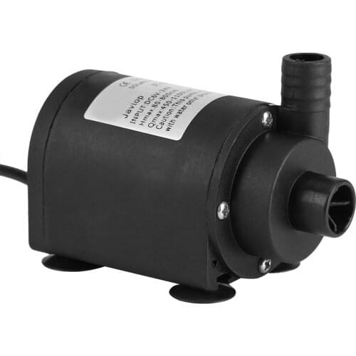 Hot Water Circulation Water Pump Solar Brushless Motor 7m Lift DC 24V 1000L/H