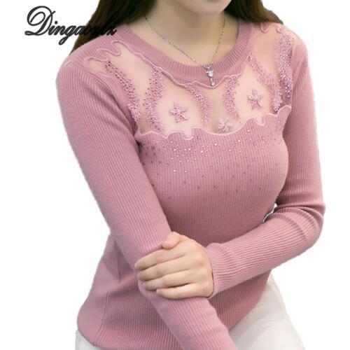 Женские вязаные пуловеры Dingaozlz China At AliExpress