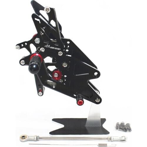 For Yamaha MT03 R25 R3 2015 216 2017 CNC Adjustable Footrests Foot Pegs Rider Rearsets Foot Rest Pedal