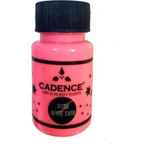 Cadence Glow in the Dark (Glow in the Dark Paint) 579-Pembe 50ml