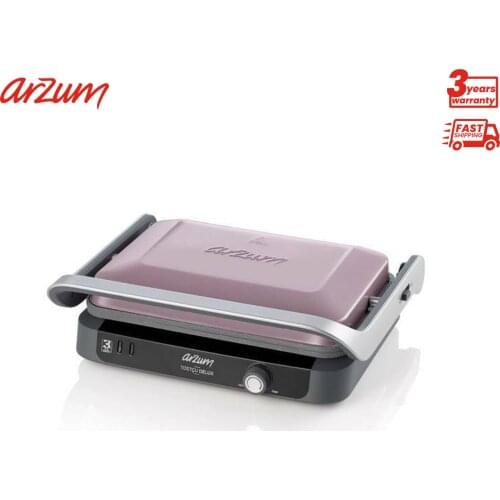 Arzum Tostçu Delux Dreamline Grill And Sandwich Maker Bread Electric Grill Meat Steak Hamburger Breakfast Machine Frying Pan