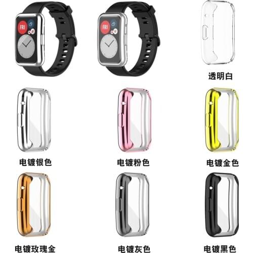 Full Edge Smartwatch Soft Protective Film Cover Protection For Huawei Watch Fit /Honor Watch Screen Protector Case