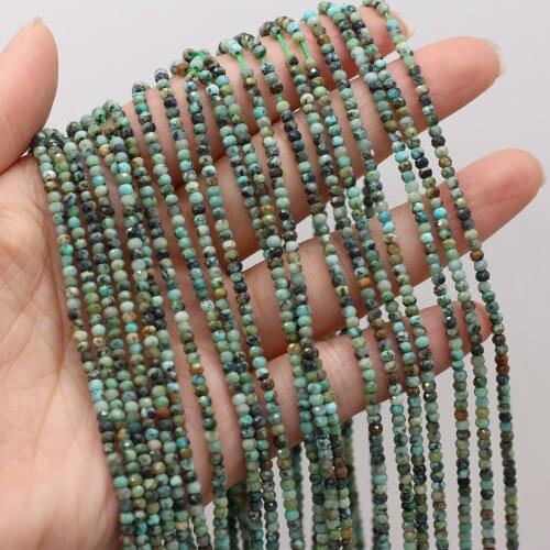 New Style Natural Stone Bead Section African Turquoise Small Beads For DIY Jewelry Making Necklace Bracelet Earrings Accessory