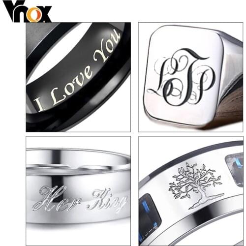 Paying for RING Engrave Service , Only for Personalized Customize Write Record Name Words Date