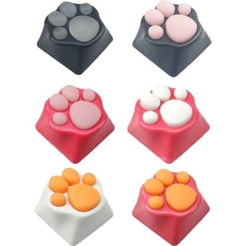 Personality Lovely Kitty Paw Artisan Cat Paws Pad Mechanical Keyboard KeyCaps for Cherry MX Switches