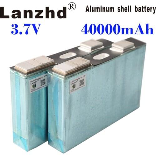 1-10PCS 40000mAh 3.7V 120A Ternary power lithium battery pack Single aluminum shell Motorcycle Electric vehicle energy Storage