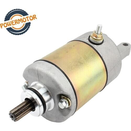 Motorcycle Aluminum Starter 9 Teeth Alloy Starting Motor For Linhai FeiShen 250cc-300cc Water-Cooled Engine Scooter ATV