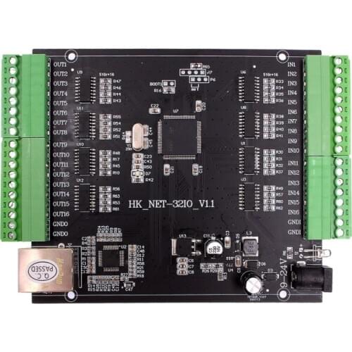 Ethernet NET DAQ Acquisition Card Isolated 16DI 16DO I/O Board for C LabVIEW MATLAB Windows Linux