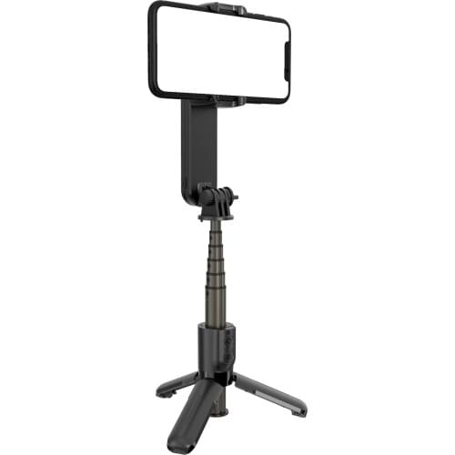 Mini foldable fill light stabilizer Two-button remote control 360 degree rotating handheld gimbal tripod