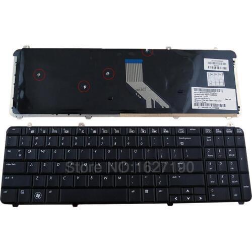 US United States Laptop Replacement keyboard for HP DV6-1000 DV6-2000 BLACK PN:UT3 NSK-HAP01 9J.N0Y82.P1D AEUT3R00040
