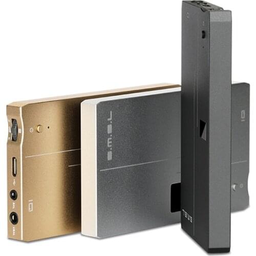 SMSL IQ USB HI-RES headphone Amplifier with DAC DSD512 PCM 768kHZ built in chargeable battery 2.5mm and 3.5mm output