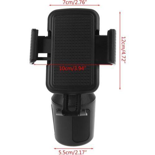 Universal Adjustable Cup Holder Car Mount Bracket Stand Cradle for Cell Mobile Phone Smartphone GPS