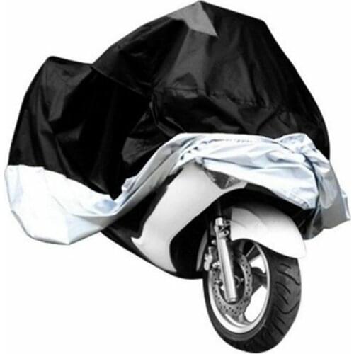 Motorcycle Waterproof Cover XXL Windproof Dustproof UV Protection Cover For Motorbike Winter Outside Storage Snowproof Rainproof
