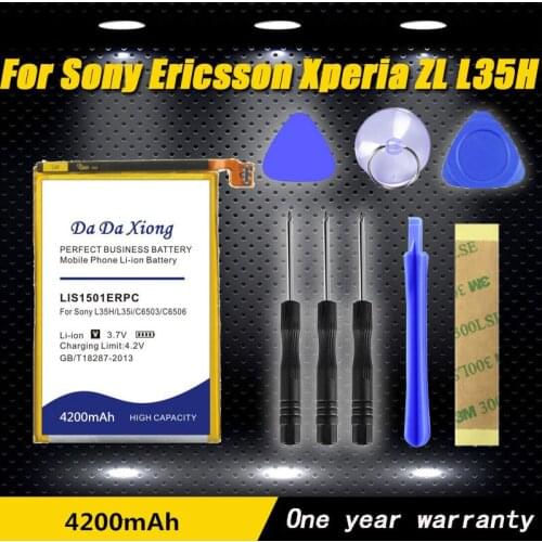 High quality 4200mAh LIS1501ERPC Li-ion Phone Battery use for Sony Ericsson Xperia ZL L35H lt35i C6503 C6506 C6502 Phone