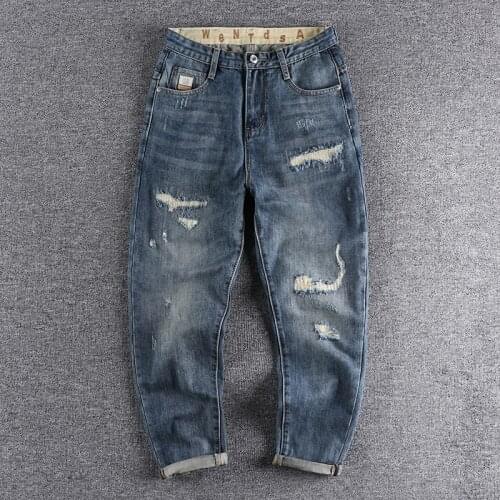 YURUNXIANG Men's Wide Leg Jeans
