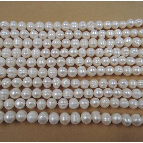 Pearl beads,100% nature freshwater pearl material with near-round shape