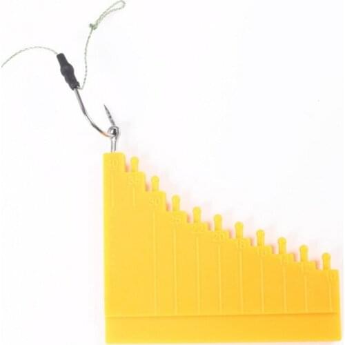 1pc Carp Fishing Knotted Board Hair Gauge For Winding Board Measurement Tool Carp Knotted Rig