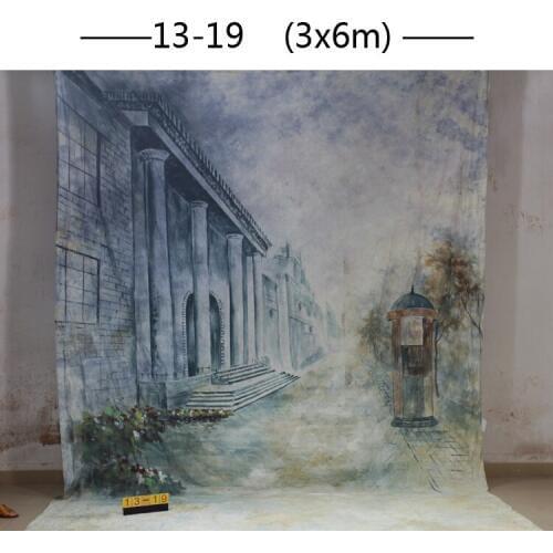 10*20ft Hand Painted Muslin scenic Backdrops for photography,photo studio background backdrop1319 ,vintage photography backdrops