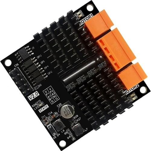 12v24v 12a dual DC motor drive module board H-bridge second L298N bts7960 10A