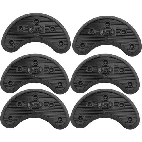 3Pairs Rubber Heel Savers Toe Plates Taps DIY Shoe Repair Supplies Thick 4mm