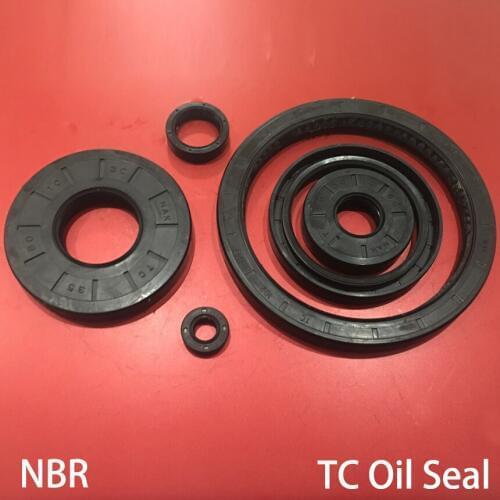 48*68*10 48x68x10 48*70*7/9/10/12 48x70x7/9/10/12 Nitrile Rubber NBR Double Lip Spring TC Gasket Radial Shaft Skeleton Oil Seal
