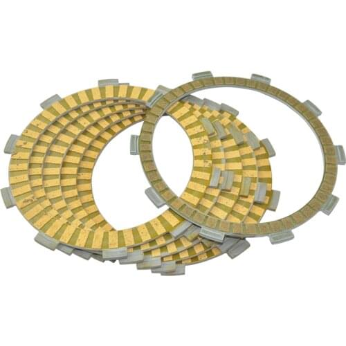 7pcs Motorcycle Friction Clutch discs Plates kits set For Honda Street GB500 1989 1990 GB 500 Motorbike Engines Parts