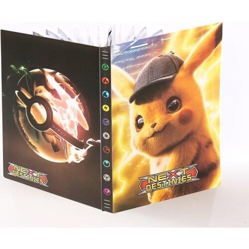432Cards Pokemon Album Book Collection Holder Toys 9 Pocket Anime Map Game Card Binder Folder Top Loaded List Toy Gift For Kids