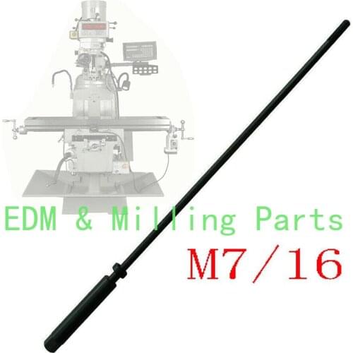 Milling Machine Part R8 Draw Bar Overall Drawbar CNC M7/16 For Bridgeport Mill