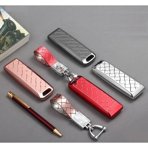 Car Key Case Auto Remote Key Cover For Great Wall WEY VV5 VV5s VV6 VV7 VV7s P8 With Diamond Ornament Keychain 4 Button Key Shell