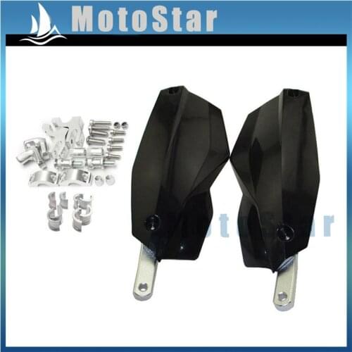 Black Universal 7/8" 22mm Handguard 1 1/18" 28mm Hand Guard For Endure Off road Motorcycle ATV Quad Dirt Motor Bike Motocross