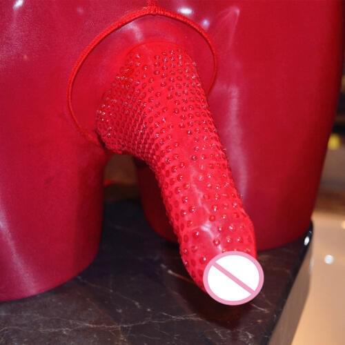 Sexy Men Shiny Glossy U Convex Pouch Stockings Open Crotch Sexy Tight Shaping Stockings Sheer Gay Wear With Silicone Massage 20