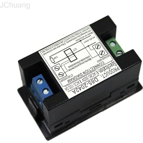 D85-2042A LCD Dual Display Voltage And Current Meter AC Current And Voltmeter Head Home Use High Accuracy