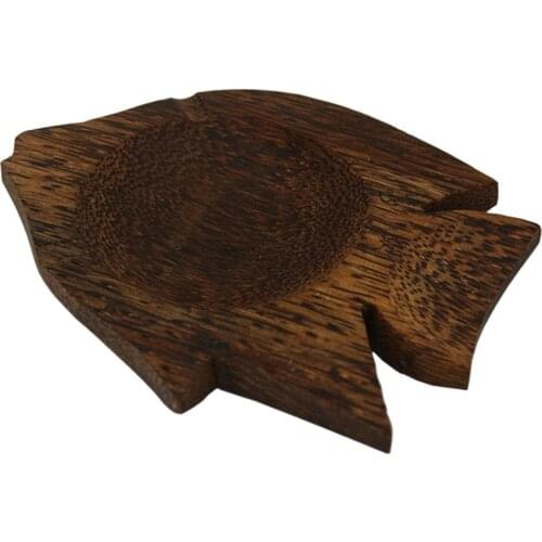Wooden Ashtray Fish Model, Natural Argan Wood Ashtray, Quality Workmanship, Creative Ashtray, Bar, Office, Home Decoration