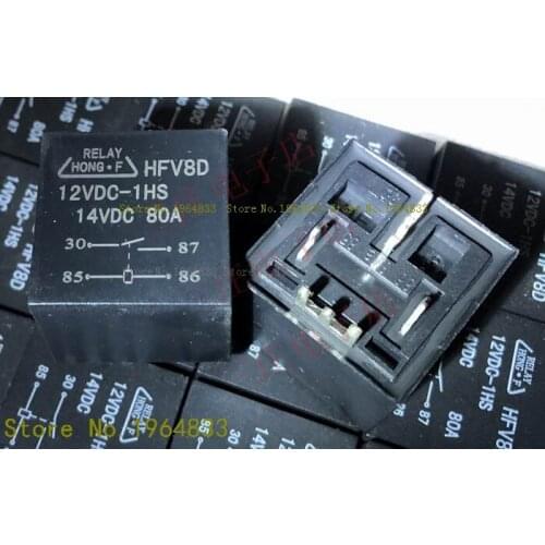 HFV8D 12VDC-1HS-80A HFV8DT 12VDC-1HS-100A