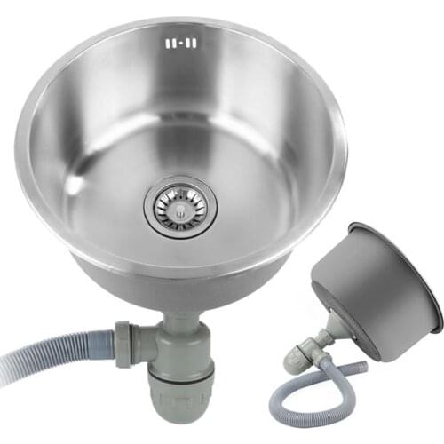 Sink 304 Stainless Steel Sink Kitchen Sink Single Sink Basin Sink Single Large Single Slot Set For Kitchen HWC